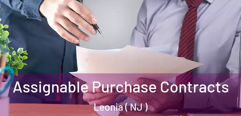  Assignable Purchase Contracts Leonia ( NJ )