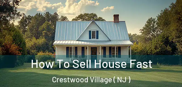  How To Sell House Fast Crestwood Village ( NJ )