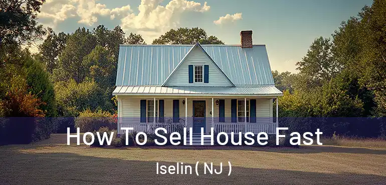  How To Sell House Fast Iselin ( NJ )