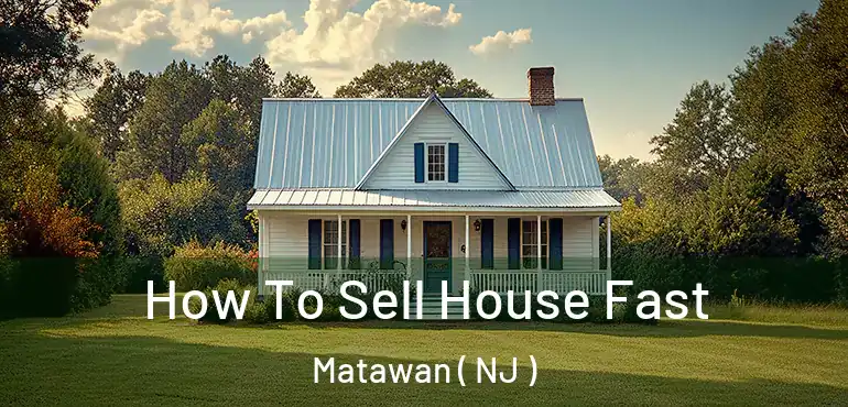  How To Sell House Fast Matawan ( NJ )