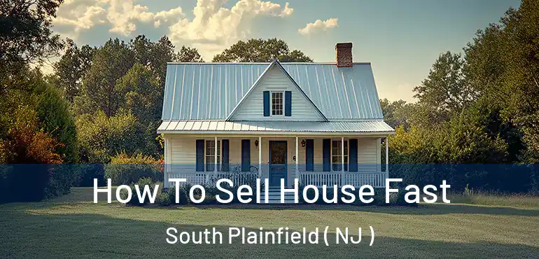  How To Sell House Fast South Plainfield ( NJ )