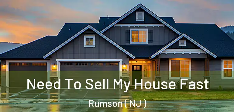  Need To Sell My House Fast Rumson ( NJ )
