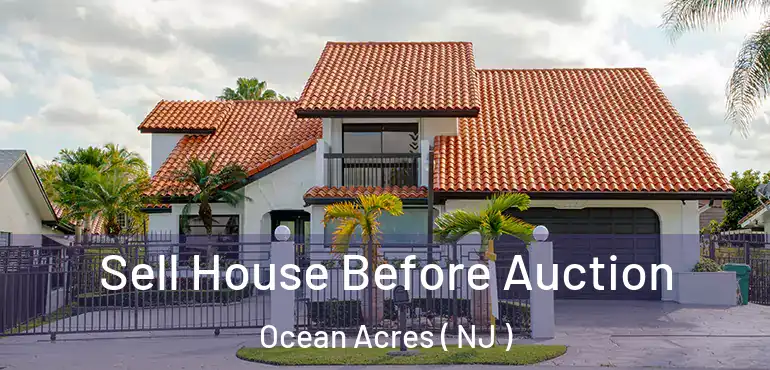  Sell House Before Auction Ocean Acres ( NJ )