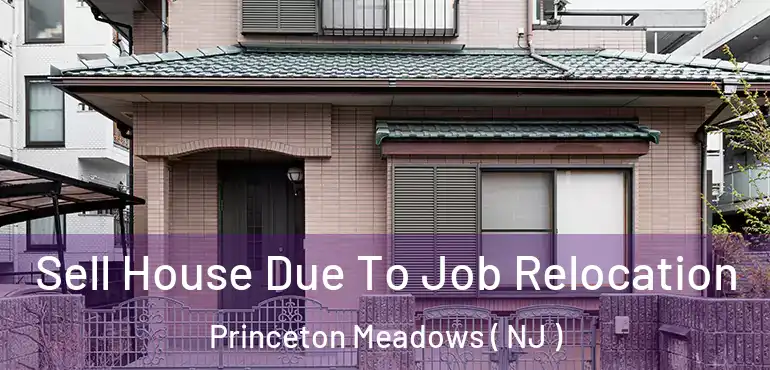  Sell House Due To Job Relocation Princeton Meadows ( NJ )