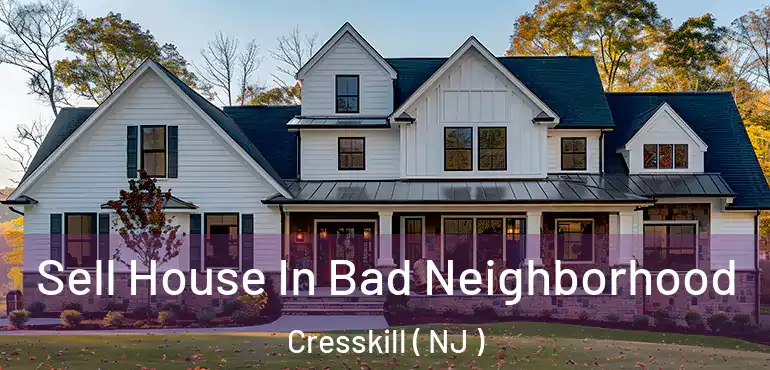  Sell House In Bad Neighborhood Cresskill ( NJ )