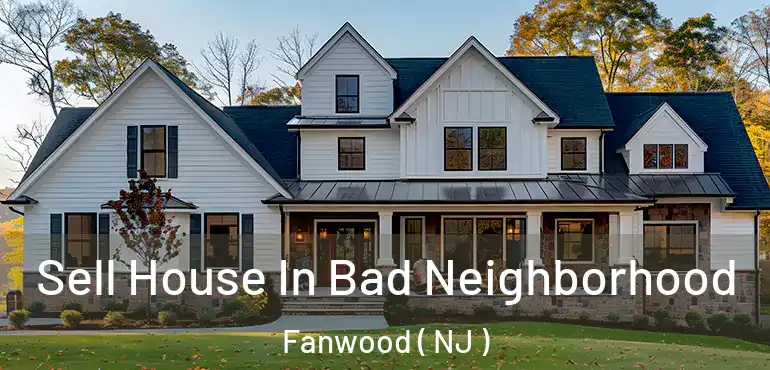  Sell House In Bad Neighborhood Fanwood ( NJ )