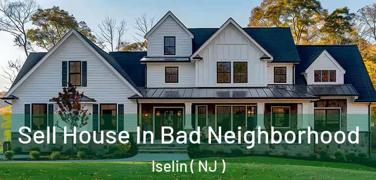  Sell House In Bad Neighborhood Iselin ( NJ )