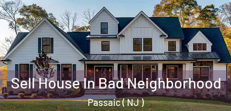  Sell House In Bad Neighborhood Passaic ( NJ )