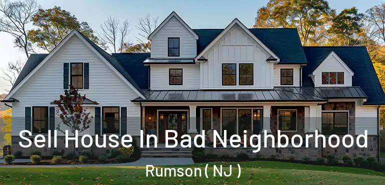  Sell House In Bad Neighborhood Rumson ( NJ )