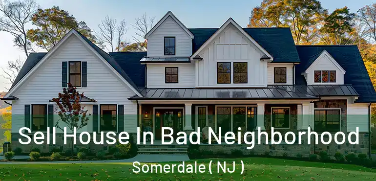  Sell House In Bad Neighborhood Somerdale ( NJ )