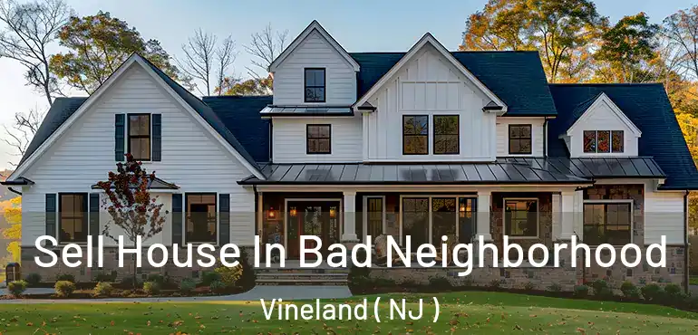  Sell House In Bad Neighborhood Vineland ( NJ )
