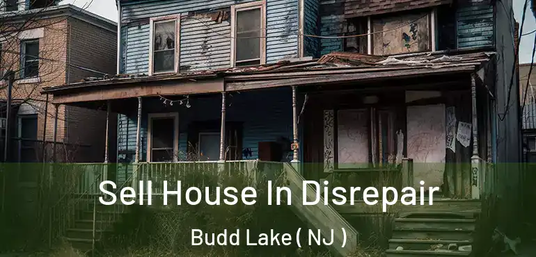  Sell House In Disrepair Budd Lake ( NJ )