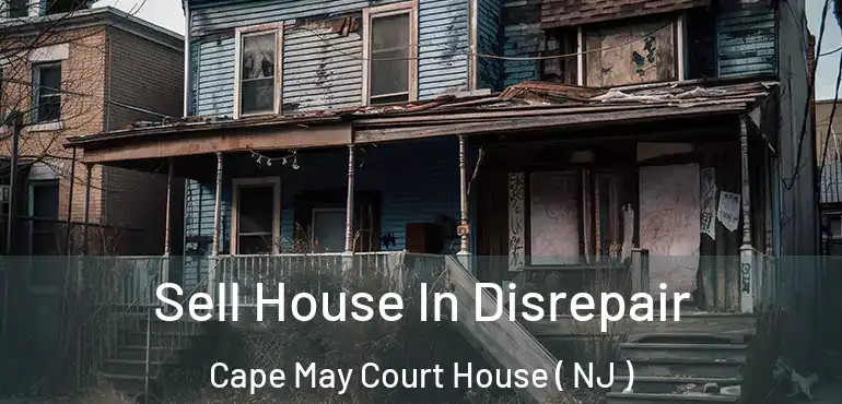  Sell House In Disrepair Cape May Court House ( NJ )