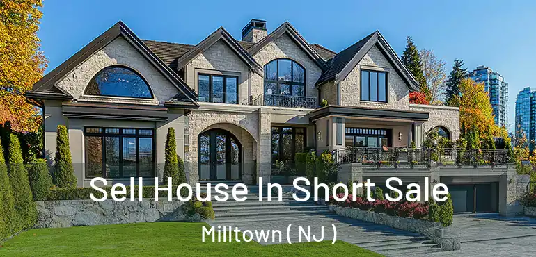  Sell House In Short Sale Milltown ( NJ )