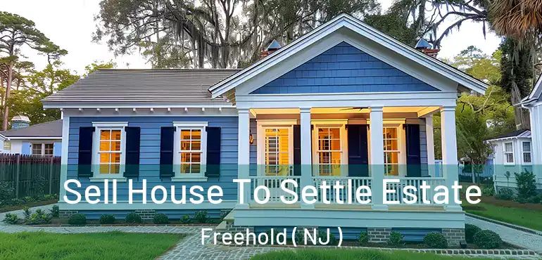  Sell House To Settle Estate Freehold ( NJ )