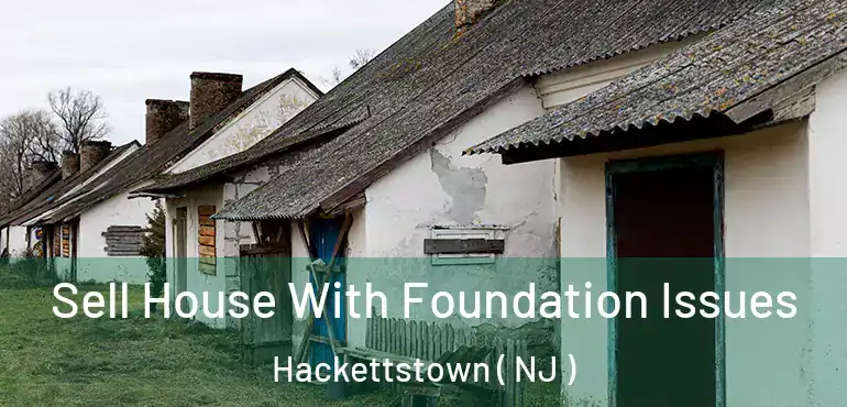  Sell House With Foundation Issues Hackettstown ( NJ )