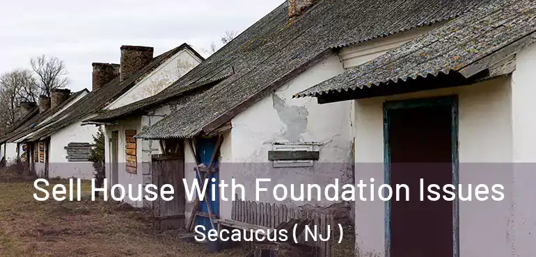  Sell House With Foundation Issues Secaucus ( NJ )