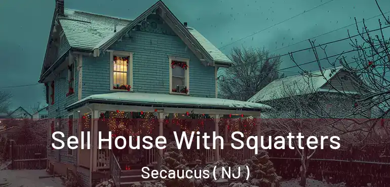  Sell House With Squatters Secaucus ( NJ )