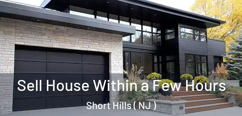  Sell House Within a Few Hours Short Hills ( NJ )