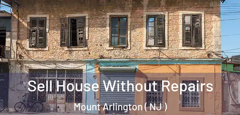  Sell House Without Repairs Mount Arlington ( NJ )