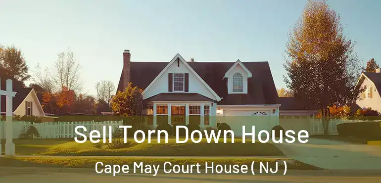  Sell Torn Down House Cape May Court House ( NJ )
