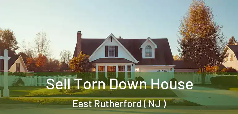 Sell Torn Down House East Rutherford ( NJ )