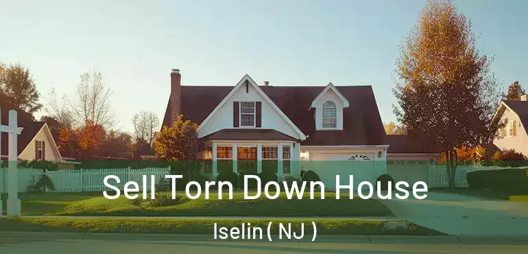  Sell Torn Down House Iselin ( NJ )