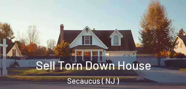  Sell Torn Down House Secaucus ( NJ )