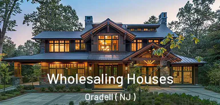  Wholesaling Houses Oradell ( NJ )