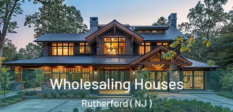 Wholesaling Houses Rutherford ( NJ )