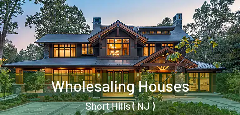  Wholesaling Houses Short Hills ( NJ )